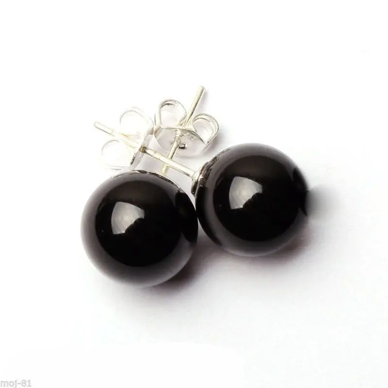 hot sell new - 10mm Black Agate Earrings Round Beads Stone Studs Onyx Fashion JewelryNoble style Natural Fine jewe fast SHIPPI
hot sell new - 10mm Black Agate Earrings Round Beads Stone Studs Onyx Fashion JewelryNoble style Natural Fine jewe fast SHIPPI