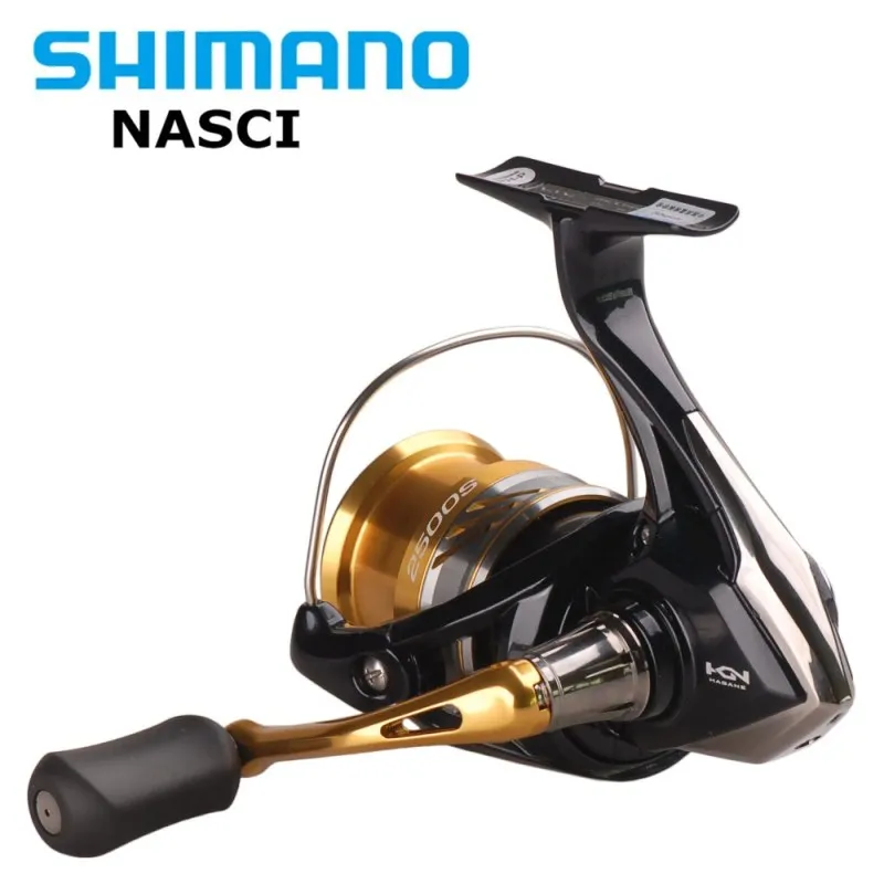 Shimano NASCI 5BB 6.2:1 Spinning Fishing Reel 9lb Drag Hagane Gear X-Ship Super Stopper II Deep Line Cup Fishing Reel Moulinet
Shimano NASCI 5BB 6.2:1 Spinning Fishing Reel 9lb Drag Hagane Gear X-Ship Super Stopper II Deep Line Cup Fishing Reel Moulinet