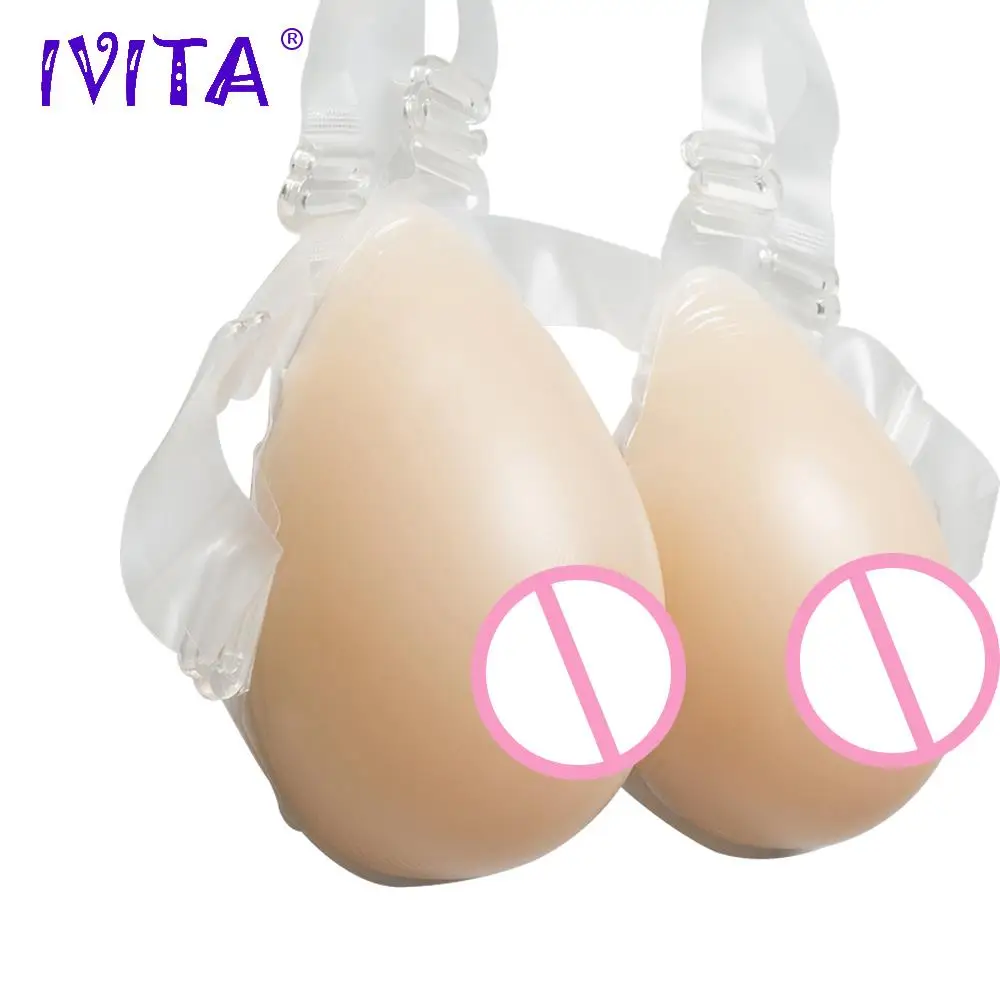 IVITA 1000g Crossdresser Silicone Breast Forms With Shoulder Straps Cosplay Transgender Transsexual Boobs Enhancer Drag-Queen
IVITA 1000g Crossdresser Silicone Breast Forms With Shoulder Straps Cosplay Transgender Transsexual Boobs Enhancer Drag-Queen
