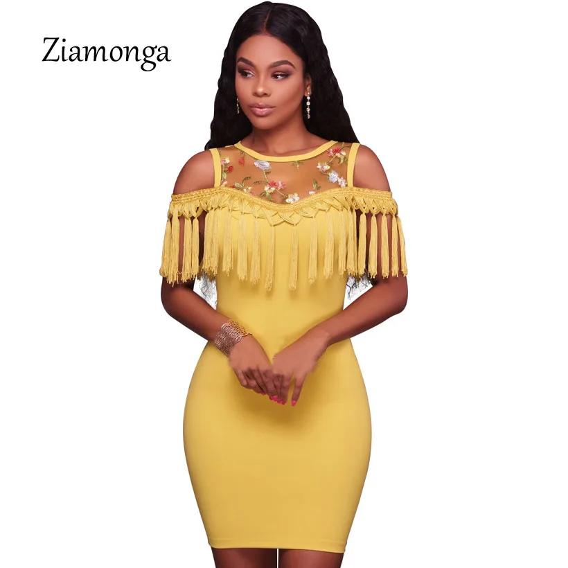 Ziamonga Women Autumn Bodycon Dress 2017 Short Sleeve Tassel Mesh Embroidery Sexy Dresses Off Shoulder Wrap Midi Bandage Dress
Ziamonga Women Autumn Bodycon Dress 2017 Short Sleeve Tassel Mesh Embroidery Sexy Dresses Off Shoulder Wrap Midi Bandage Dress