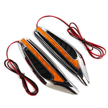 LEEPEE 1 pair 12V 3W 46 LEDs Car Side Turn Signal Lights LED Car Side Lamps Blade Shape Car-styling Auto Accessories
LEEPEE 1 pair 12V 3W 46 LEDs Car Side Turn Signal Lights LED Car Side Lamps Blade Shape Car-styling Auto Accessories