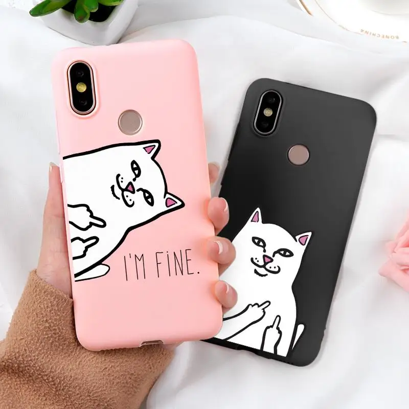 Funny Cartoon Case For Xiaomi Redmi Note 7 6 5 Pro 4 Global 4X 4A 5 Plus 5A 6Pro 6A S2 Mi A1 5X A2 6X 8 Lite 9 Lovely Cat Covers
Funny Cartoon Case For Xiaomi Redmi Note 7 6 5 Pro 4 Global 4X 4A 5 Plus 5A 6Pro 6A S2 Mi A1 5X A2 6X 8 Lite 9 Lovely Cat Covers