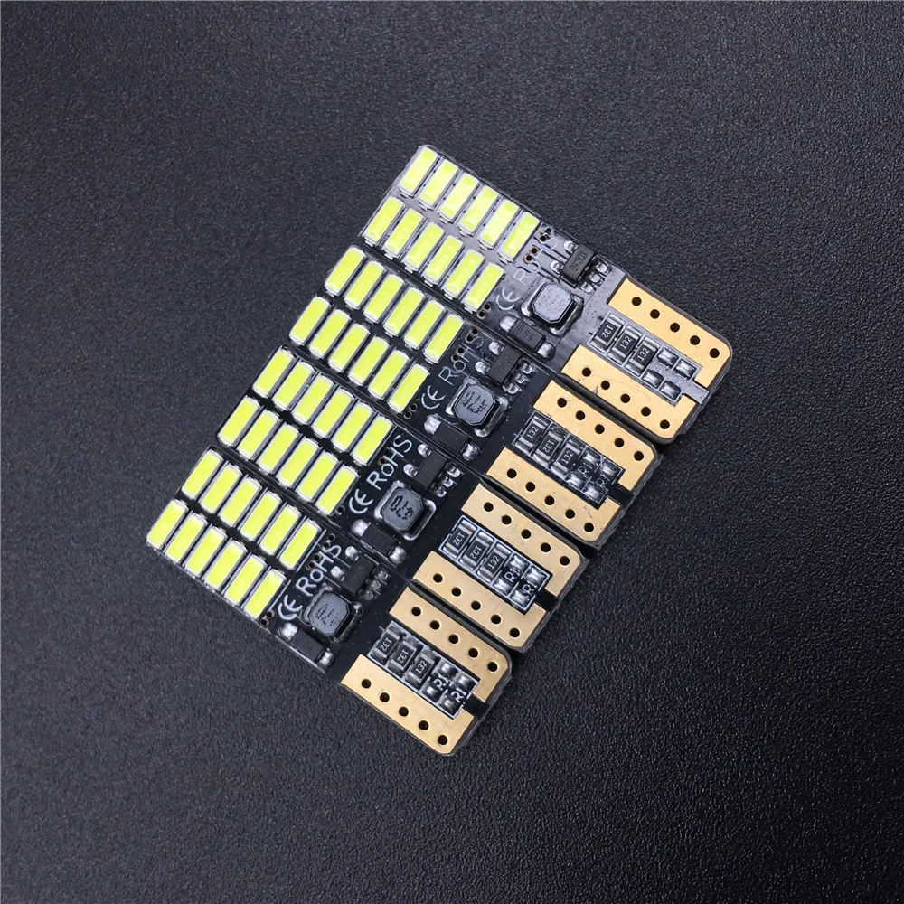 12V 24V Non polarity Canbus T10 LED bulbs with 4014 SMD 24 leds Light 194 168 W5W LED LAMP white NO OBC ERROR
12V 24V Non polarity Canbus T10 LED bulbs with 4014 SMD 24 leds Light 194 168 W5W LED LAMP white NO OBC ERROR
