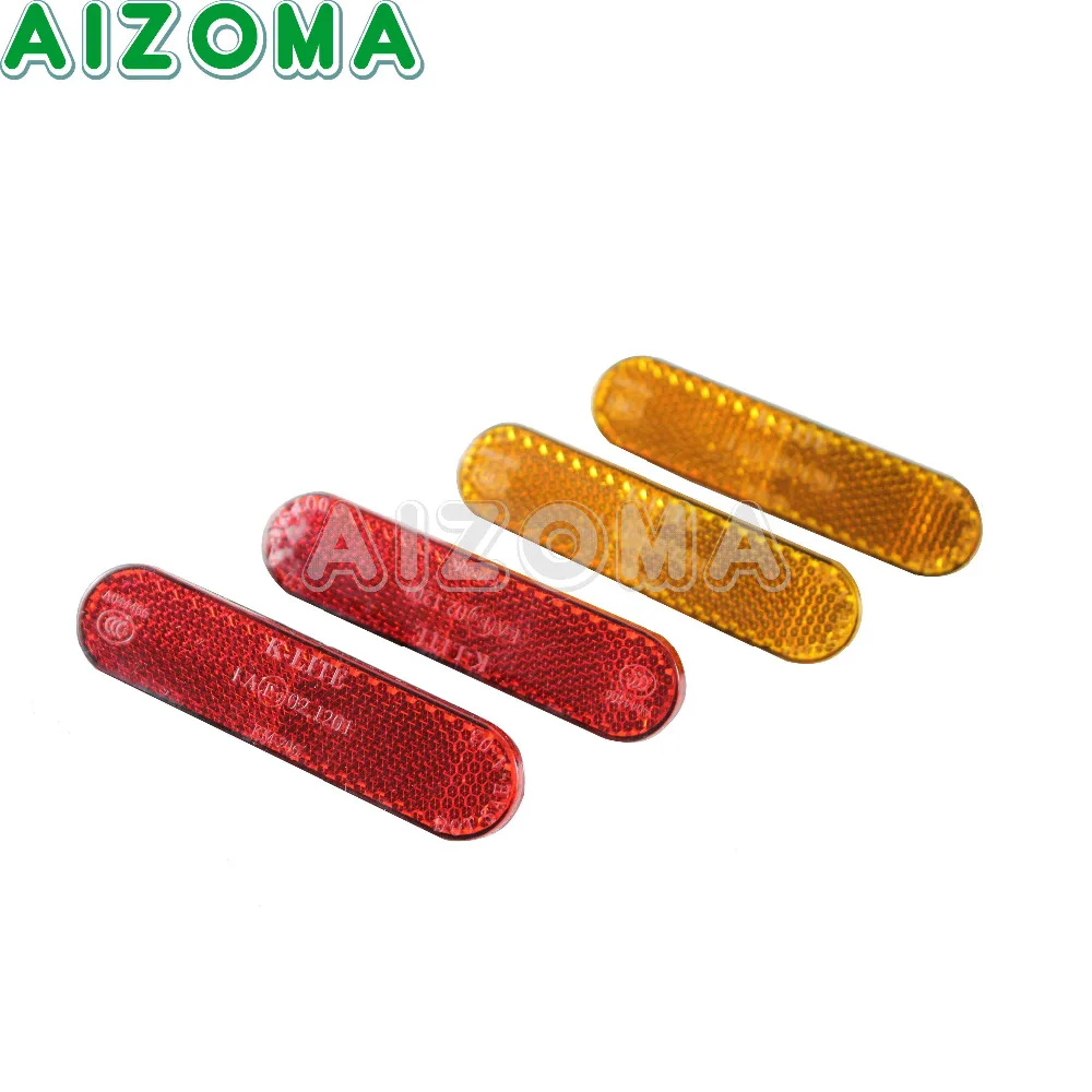 Red Yellow Reflectors 96*24mm Camper Trailer Motorcycle Reflective Warning Plate Stickers Safety Sign 2pcs For ATV Dirt Blike
Red Yellow Reflectors 96*24mm Camper Trailer Motorcycle Reflective Warning Plate Stickers Safety Sign 2pcs For ATV Dirt Blike