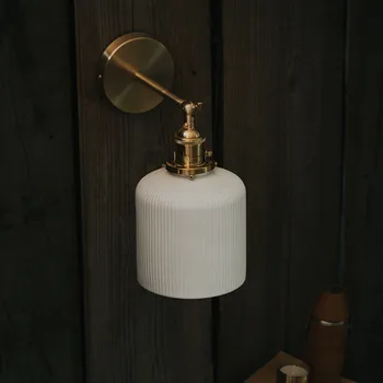 Nordic Wall Lamp Vintage Ceramic Sconce Wall Lights LED Bathroom Mirrorn Light Fixtures Copper Dining Loft Decor Stair Lighting
Nordic Wall Lamp Vintage Ceramic Sconce Wall Lights LED Bathroom Mirrorn Light Fixtures Copper Dining Loft Decor Stair Lighting
