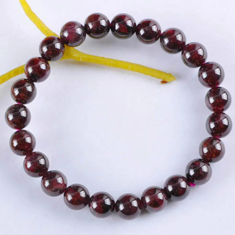 8MM Natural Garnet Round Beads Bracelet Bangle Stretch 8 Inch Jewelry For Woman Gift G569
8MM Natural Garnet Round Beads Bracelet Bangle Stretch 8 Inch Jewelry For Woman Gift G569
