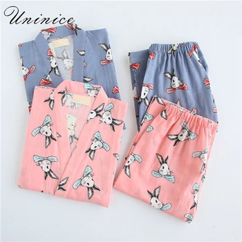 Japanese Yukata Kimono Robes Pajamas Sets Cotton Pants Girl Home Clothes Nightgown Sleepwear Bathrobe Leisure Wear Traditional
Japanese Yukata Kimono Robes Pajamas Sets Cotton Pants Girl Home Clothes Nightgown Sleepwear Bathrobe Leisure Wear Traditional