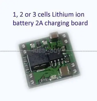 

1S 2S 3S cells 1-2A Lithium ion Battery Charger Module Synchronous buck PCB Charging board 18650 4.2V 8.4V 12.6V iphone 14450