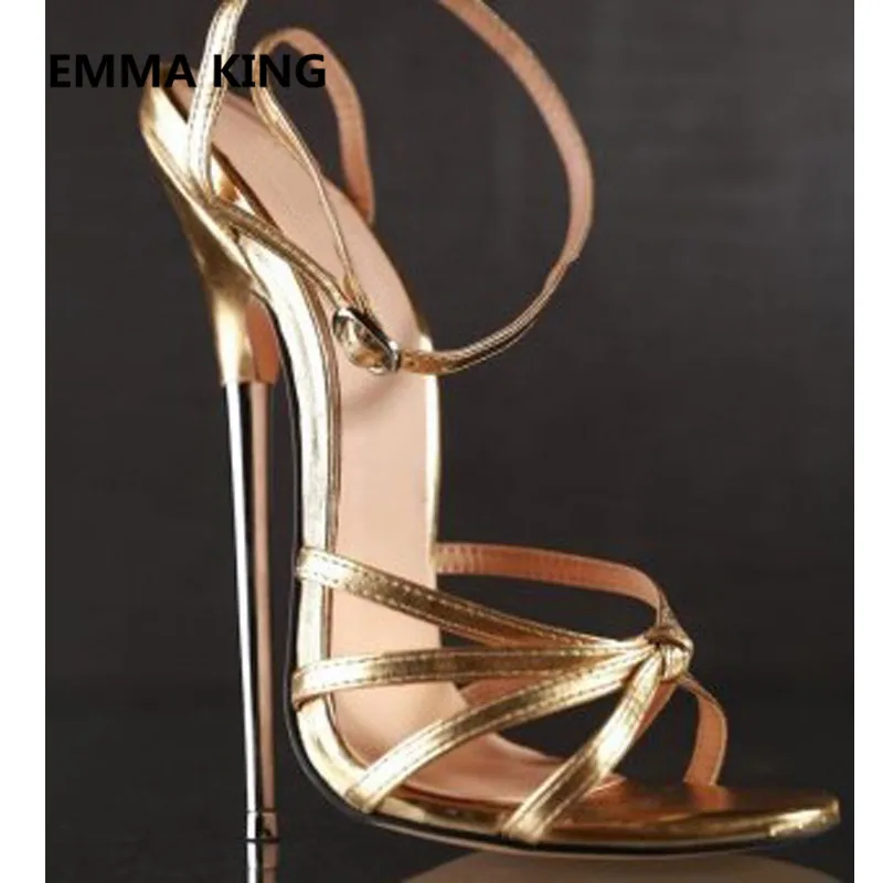 New Sexy 16cm Metal Stiletto Heel Women Gladiator Sandals Open Toe Ankle Buckle Strap Party High Heel Shoes Woman Runway Sandals
New Sexy 16cm Metal Stiletto Heel Women Gladiator Sandals Open Toe Ankle Buckle Strap Party High Heel Shoes Woman Runway Sandals
