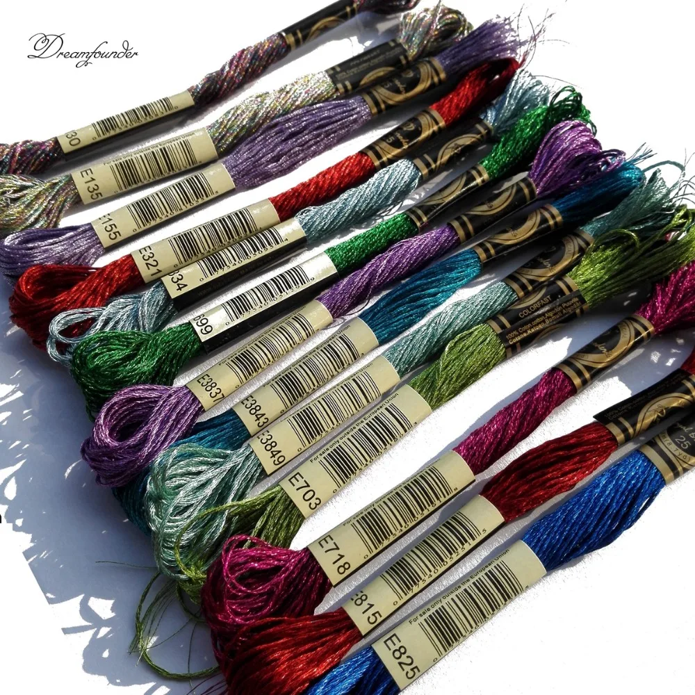 1pcs Jewel Effects metallic embroidery thread for cross stitch same color as DMC floss E321 embroidery DIY needlework 26 colors
1pcs Jewel Effects metallic embroidery thread for cross stitch same color as DMC floss E321 embroidery DIY needlework 26 colors