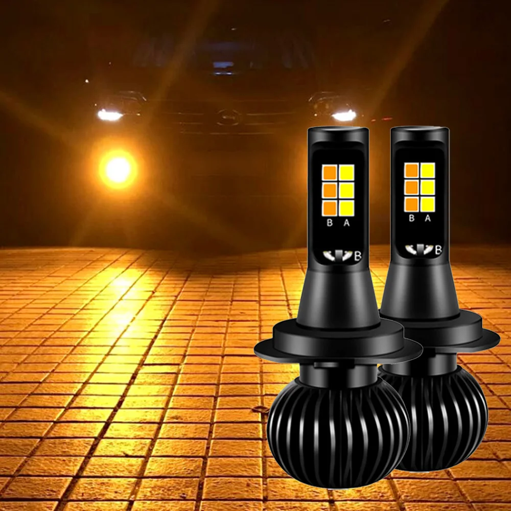 Newest CAR Front Fog Light Bulbs Dual Color 70W H11 H3 H4 H7 9005 HB3 9006 HB4 880/881 H27 LED DRL Lights White Yellow Ice blue
Newest CAR Front Fog Light Bulbs Dual Color 70W H11 H3 H4 H7 9005 HB3 9006 HB4 880/881 H27 LED DRL Lights White Yellow Ice blue