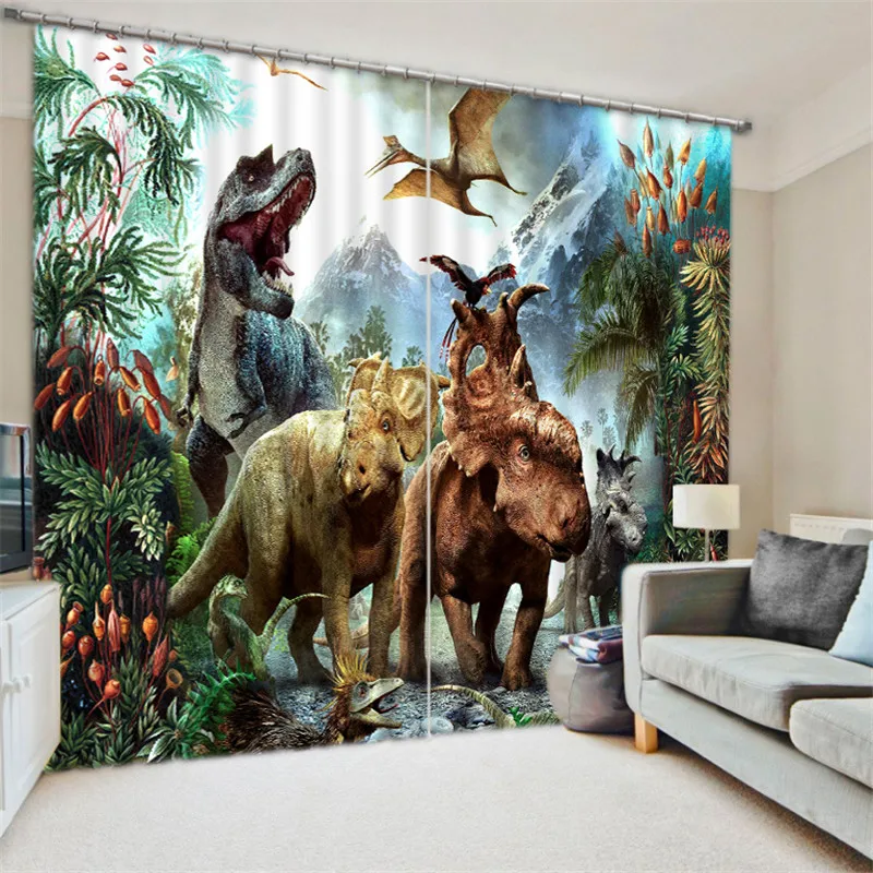 3D Window Curtain Dinosaur print Luxury Blackout For Living Room kids Bedroom Drapes Cortinas Rideaux Customized size pillowcase
3D Window Curtain Dinosaur print Luxury Blackout For Living Room kids Bedroom Drapes Cortinas Rideaux Customized size pillowcase