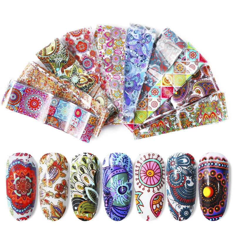 MEET ACROSS Nail Art Sticker Colorful Nail Foil Set Adhesive Transfer Sticker Personalized Pattern Nail Art Manicure Decoration
MEET ACROSS Nail Art Sticker Colorful Nail Foil Set Adhesive Transfer Sticker Personalized Pattern Nail Art Manicure Decoration