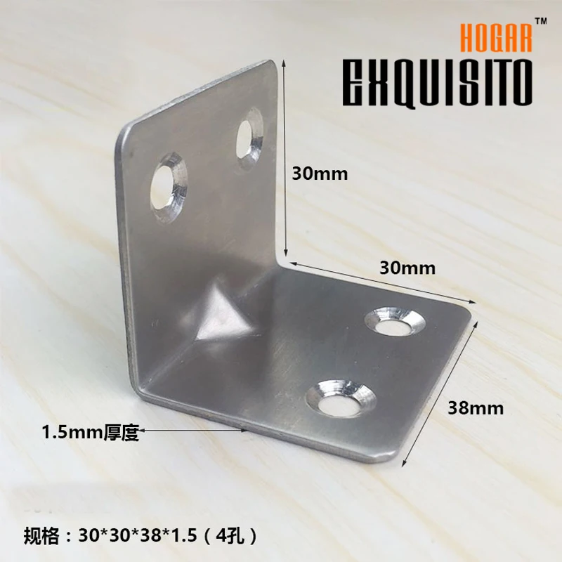 Corner Steel Corner Code Triangular Bracket Angle Iron Bracket Table Chair Fixing Bracket 90 Degree Right Angle GH30X30X38*4
Corner Steel Corner Code Triangular Bracket Angle Iron Bracket Table Chair Fixing Bracket 90 Degree Right Angle GH30X30X38*4