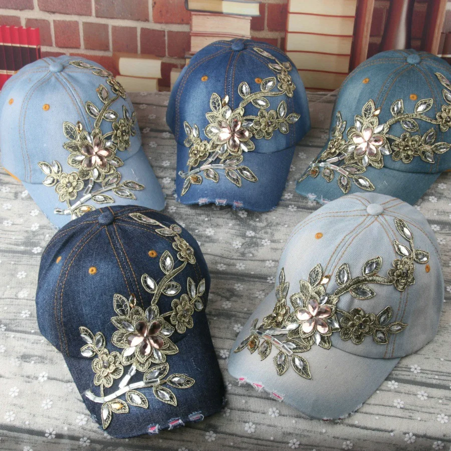 LGFD772B WOMEN DIY customize FLOWER Rhinestone Bling Denim Baseball capSnapback caps hat
LGFD772B WOMEN DIY customize FLOWER Rhinestone Bling Denim Baseball capSnapback caps hat