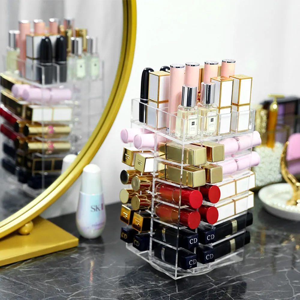64 Grid Acrylic Makeup Organizer Storage Box Cosmetic Box Lipstick Jewelry Box Case Holder Display Stand make up organizer
64 Grid Acrylic Makeup Organizer Storage Box Cosmetic Box Lipstick Jewelry Box Case Holder Display Stand make up organizer