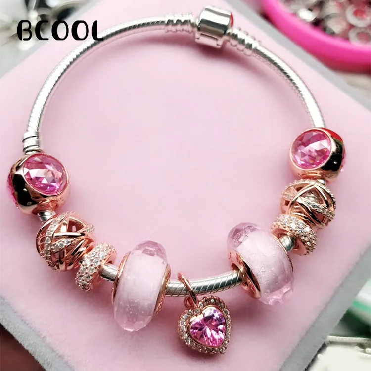 BCOOL DIY Jewelry Female Charm Fashion Silver 925 Original Bracelet, Love Series Crystal Jewelry Bracelet Jewelry Gift
BCOOL DIY Jewelry Female Charm Fashion Silver 925 Original Bracelet, Love Series Crystal Jewelry Bracelet Jewelry Gift