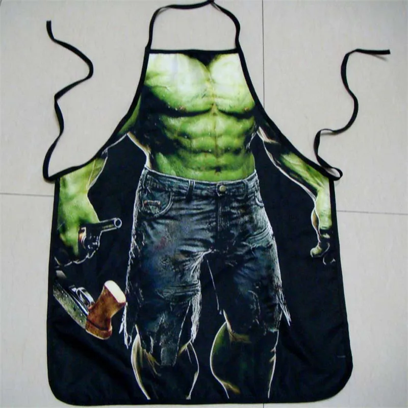 Hulk Funny Apron Character Costume Apron Cooking apron Party Apron