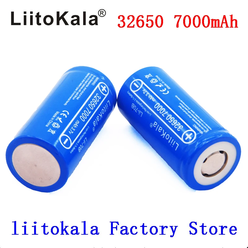 Liitokala 100% original lii-70B 7000mAh rechargeable lithium battery 32650 INR32650 20A flashlight / microphone battery
Liitokala 100% original lii-70B 7000mAh rechargeable lithium battery 32650 INR32650 20A flashlight / microphone battery