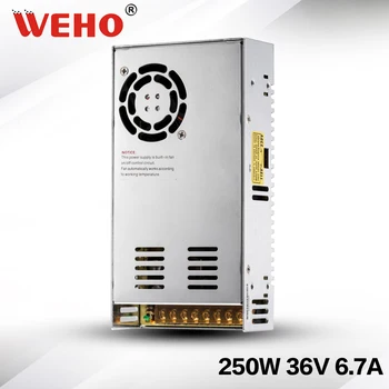 (S-250-36) Factory outlet Switched-mode power supply dc 36v 250W switching power supply 36V 
(S-250-36) Factory outlet Switched-mode power supply dc 36v 250W switching power supply 36V