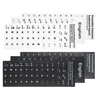 Russian French Spanish English Version Stickers Keyboard Non Transparent Keyboard Replacement Cover Sticker Universal for Laptop
Russian French Spanish English Version Stickers Keyboard Non Transparent Keyboard Replacement Cover Sticker Universal for Laptop