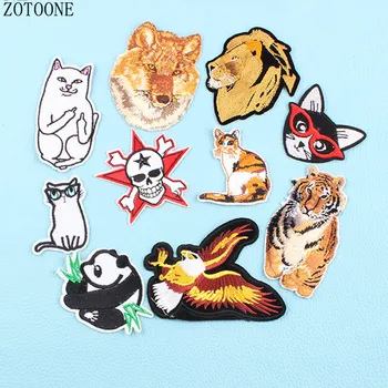 ZOTONE Punk Tiger Owl Skull Patch Iron Embroidered Biker Motorcycle Patches for Clothing Sewing Badges for Clothes Diy appliques
ZOTONE Punk Tiger Owl Skull Patch Iron Embroidered Biker Motorcycle Patches for Clothing Sewing Badges for Clothes Diy appliques