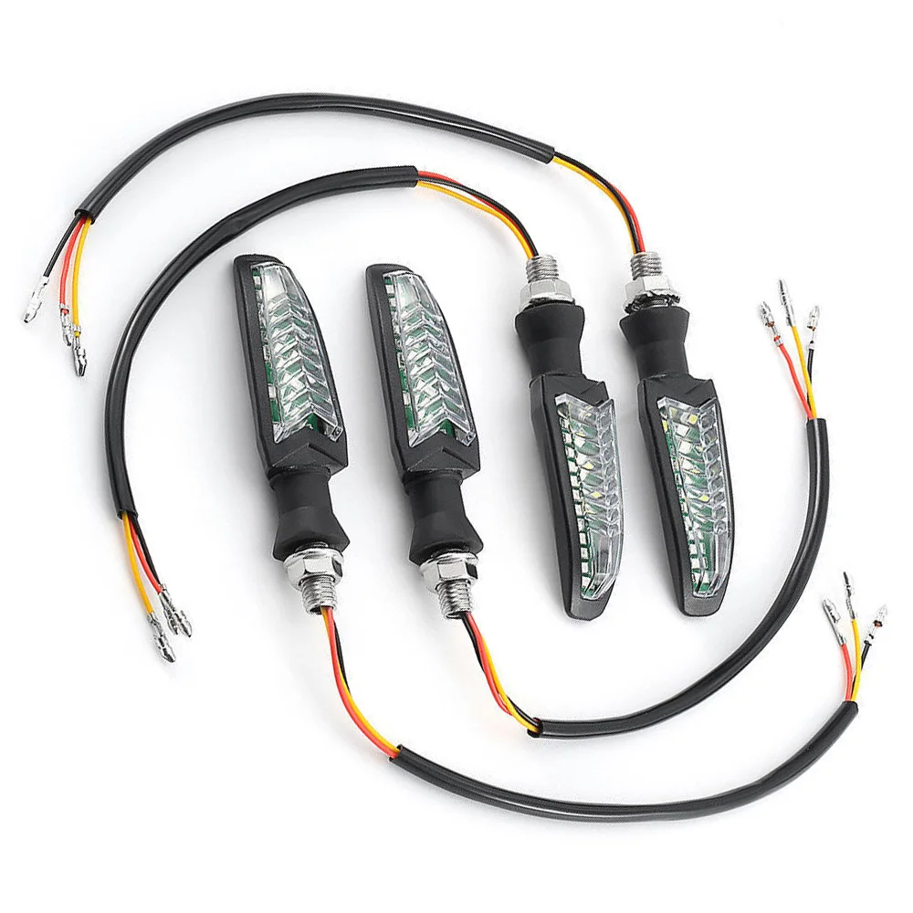 Universal Motorcycle Turn Signal Light Brake Lamp 4Pcs Running Lamp Decorative Flowing Water Light LED Turn Signal Indicator
Universal Motorcycle Turn Signal Light Brake Lamp 4Pcs Running Lamp Decorative Flowing Water Light LED Turn Signal Indicator