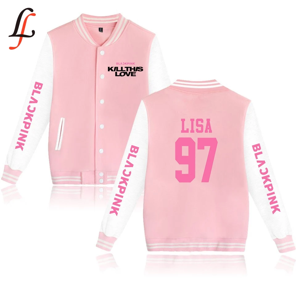 Blackpink hoodies Sweatshirts Women/men Winter Casual Baseball jacket Kill this love Modis Kpop Plus Size College style
Blackpink hoodies Sweatshirts Women/men Winter Casual Baseball jacket Kill this love Modis Kpop Plus Size College style
