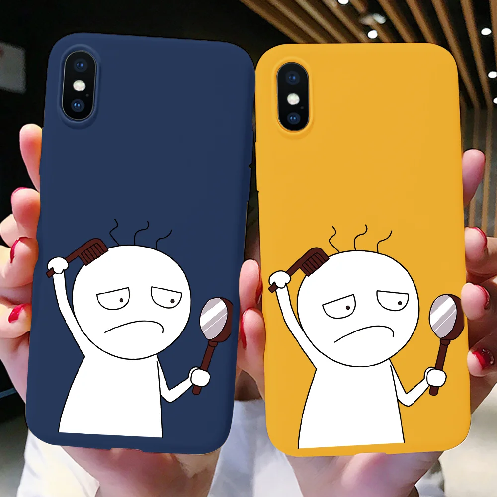 For iPhone XS Case Matte Colorful For TPU iPhone X XS Max XR 6 6S 7 8Plus Silicone Soft luxury Interesting Spoof Hair Loss Cover
For iPhone XS Case Matte Colorful For TPU iPhone X XS Max XR 6 6S 7 8Plus Silicone Soft luxury Interesting Spoof Hair Loss Cover