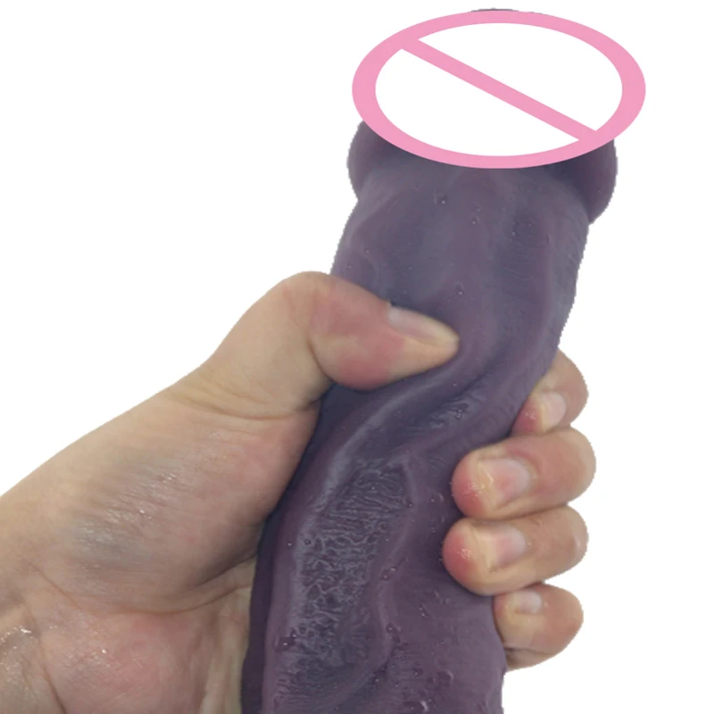 Medical Silicone Dildo Odorless Realistic Penis Strong Suction Cup Soft Sex Toys For Woman Man Insert Vagina Or Anal Plug