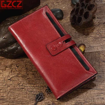 Classic Genuine Leather Women Wallet Vinraga Red Luxury Women Purse Handbag Case Phone Pocket Carteira Feminina Bag For Women
Classic Genuine Leather Women Wallet Vinraga Red Luxury Women Purse Handbag Case Phone Pocket Carteira Feminina Bag For Women