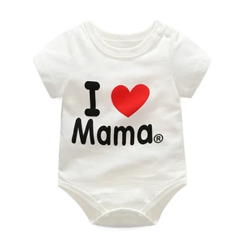 Baby Girl Clothes Newborn Baby Boys Summer White Cotton Bodysuit Infant Jumpsuit Newborn I LOVE PAPA MAMA Onesie
Baby Girl Clothes Newborn Baby Boys Summer White Cotton Bodysuit Infant Jumpsuit Newborn I LOVE PAPA MAMA Onesie