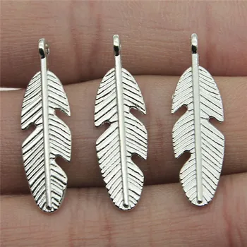 WYSIWYG 40pcs/lot 8x28mm Feather Charms Pendant For Jewelry Making KC Gold Color Alloy Charms
WYSIWYG 40pcs/lot 8x28mm Feather Charms Pendant For Jewelry Making KC Gold Color Alloy Charms
