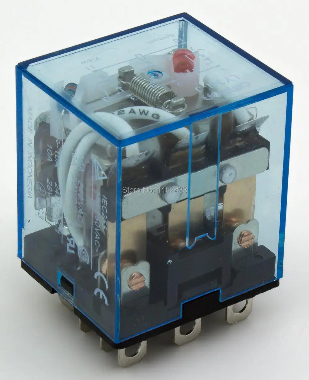 LY3NJ electromagnetic relay with LED indicator AC 220V 110V DC 24V 12V LY3 HH63P series HH63PL HH63P-L
LY3NJ electromagnetic relay with LED indicator AC 220V 110V DC 24V 12V LY3 HH63P series HH63PL HH63P-L