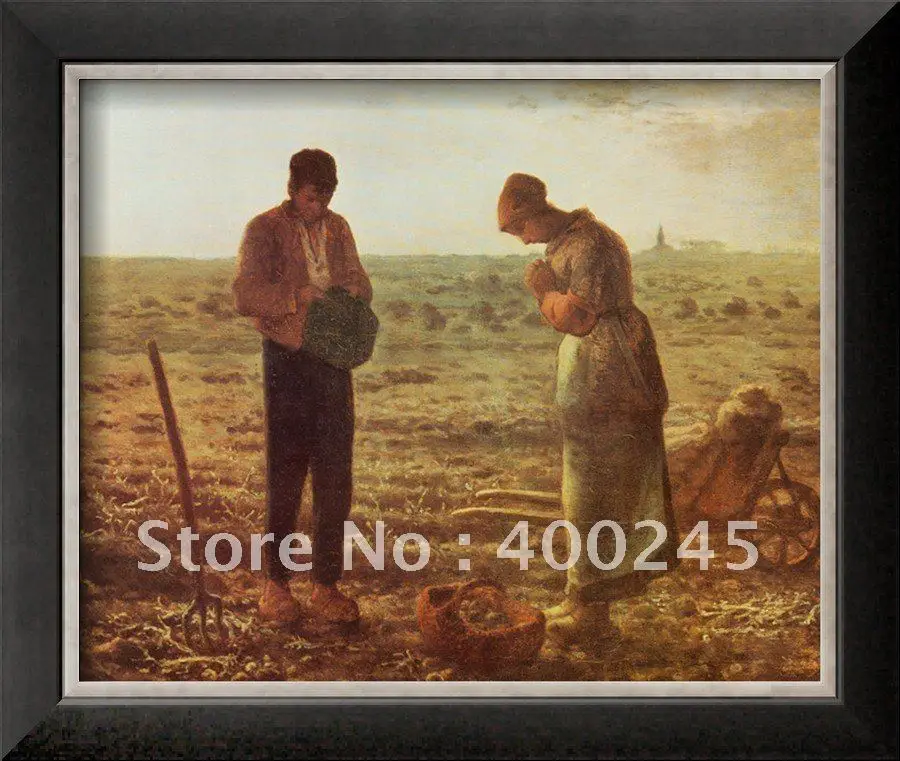 Modern oil painting Portrait Landscape art Angelus by Jean Francois Millet Canvas Reproduction handmade high quality dining room
Modern oil painting Portrait Landscape art Angelus by Jean Francois Millet Canvas Reproduction handmade high quality dining room