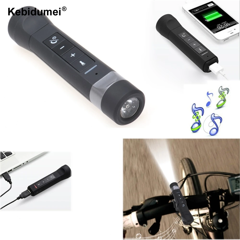 NEW Bluetooth Speaker USB Rechargeable Bicycle Bright 2200mAh LED Flashlight Music Player bike Cycling Light With Power Bank
NEW Bluetooth Speaker USB Rechargeable Bicycle Bright 2200mAh LED Flashlight Music Player bike Cycling Light With Power Bank