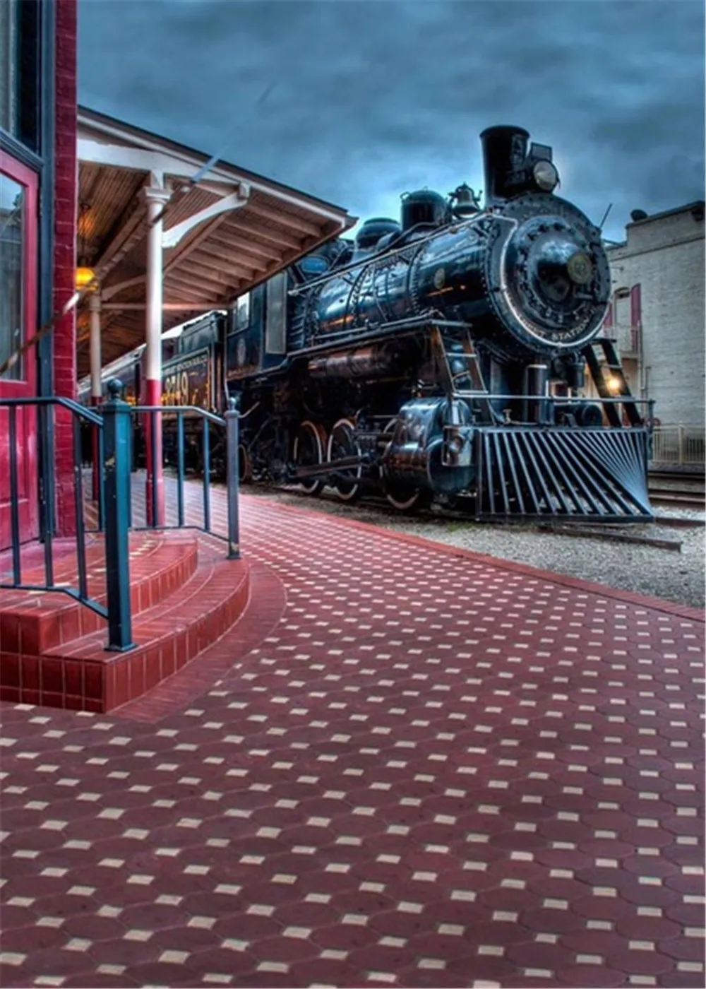 Retro Style Train Station Photography Backdrops Printed Gloomy Sky Kids Children Wedding Photo Shoot Backgrounds for Studio
Retro Style Train Station Photography Backdrops Printed Gloomy Sky Kids Children Wedding Photo Shoot Backgrounds for Studio
