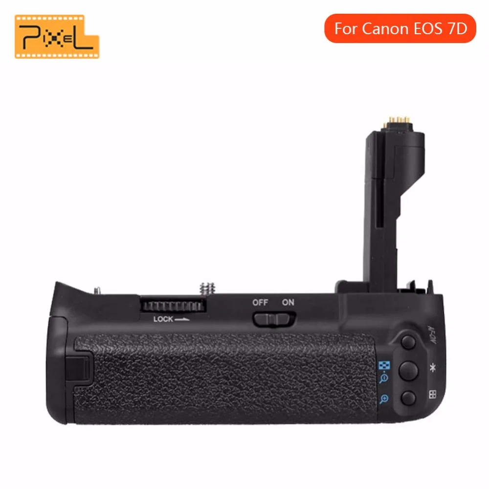 Pixel Vertax E7 Vertical battery grip for Canon 7D DSLR Camera work with LP-E6 battery replacement BG-E7
Pixel Vertax E7 Vertical battery grip for Canon 7D DSLR Camera work with LP-E6 battery replacement BG-E7