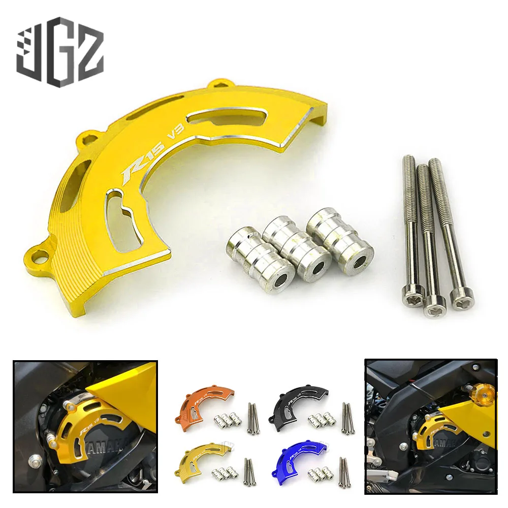 Motorcycle CNC Aluminum Engine Guard Protective Side Cover For YAMAHA R15 V3 2018 Motorbike Decoration Modified Accessories Gold
Motorcycle CNC Aluminum Engine Guard Protective Side Cover For YAMAHA R15 V3 2018 Motorbike Decoration Modified Accessories Gold