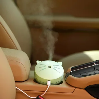 25ml/h Ultrasonic Mini Cat Shape USB Air Humidifier Diffuser Mist Sprayer For Office Home Car LED Night Light Purifier Atomizer
25ml/h Ultrasonic Mini Cat Shape USB Air Humidifier Diffuser Mist Sprayer For Office Home Car LED Night Light Purifier Atomizer