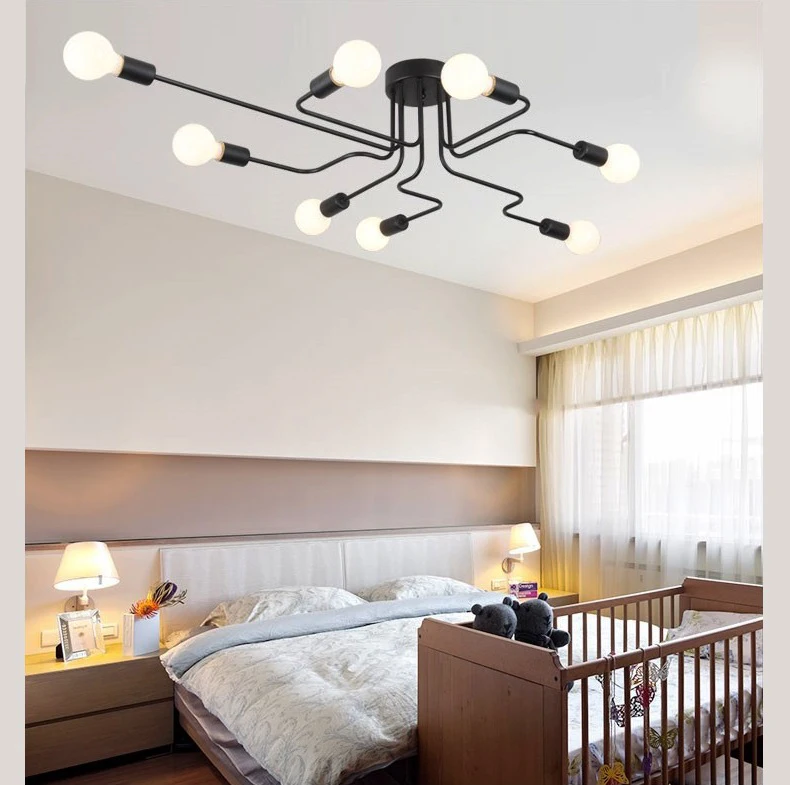 Ultra-Modern Led Chandelier -Vintage Led Ceiling Lamp For Bedroom