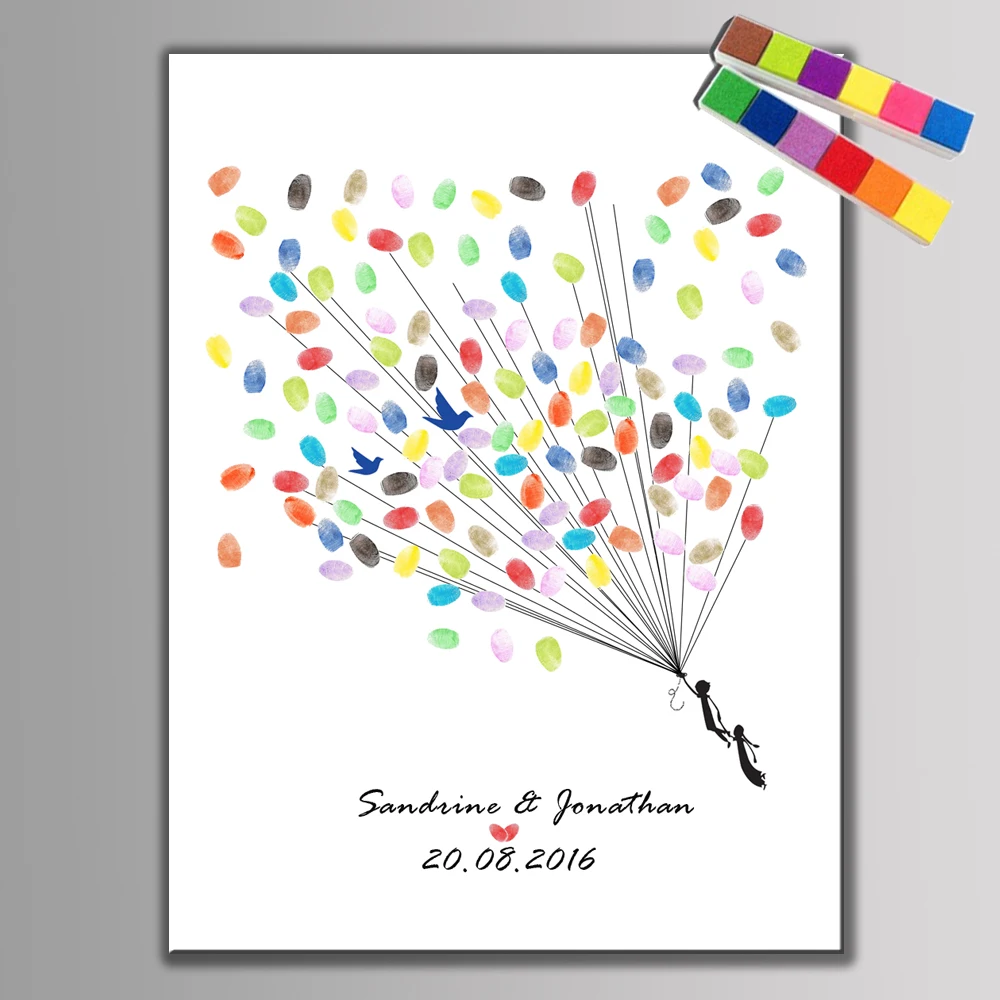 1 set Sweet Lovers Fly to Happiness Personalized Custom Wedding Guest Book For Romantic Wedding Souvenirs Fingerprint Guestbook
1 set Sweet Lovers Fly to Happiness Personalized Custom Wedding Guest Book For Romantic Wedding Souvenirs Fingerprint Guestbook