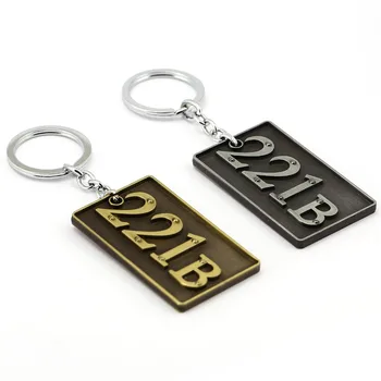 MS Jewelry Sherlock Keychain Holmes 221B Key Rings For Gift Chaveiro Car Key Chain Movie Key Holder Souvenir
MS Jewelry Sherlock Keychain Holmes 221B Key Rings For Gift Chaveiro Car Key Chain Movie Key Holder Souvenir