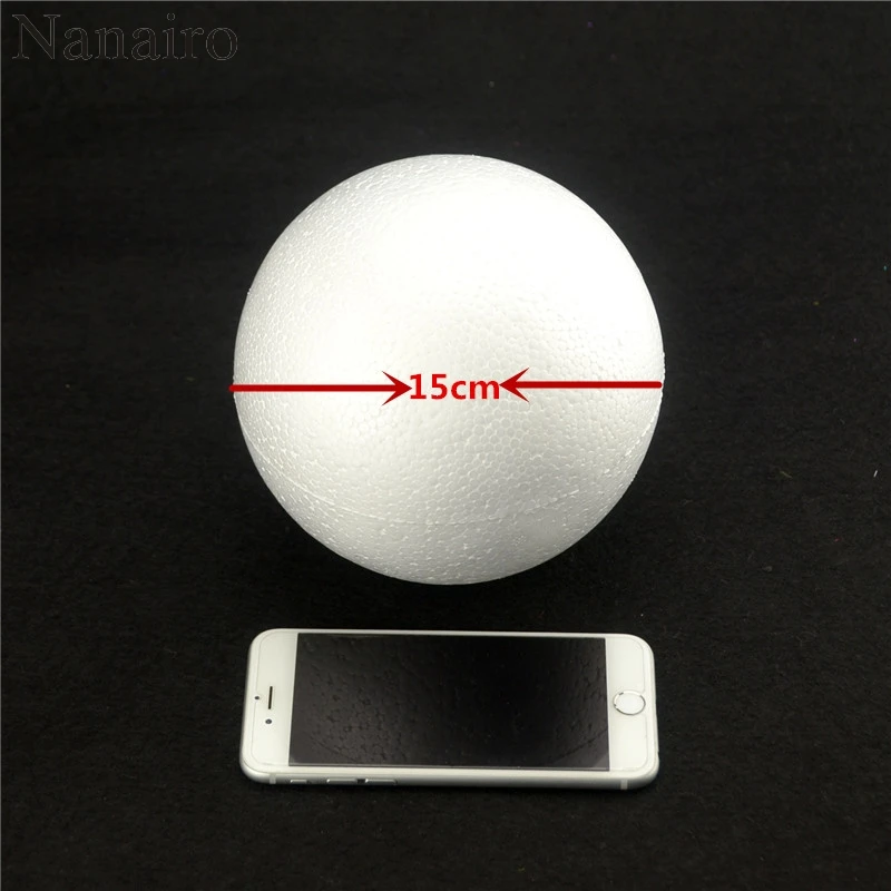 New 2PCS/Lot 15CM Modelling Polystyrene Styrofoam Foam Ball White Craft Balls For DIY Christmas Party Decoration Supplies Gifts
New 2PCS/Lot 15CM Modelling Polystyrene Styrofoam Foam Ball White Craft Balls For DIY Christmas Party Decoration Supplies Gifts