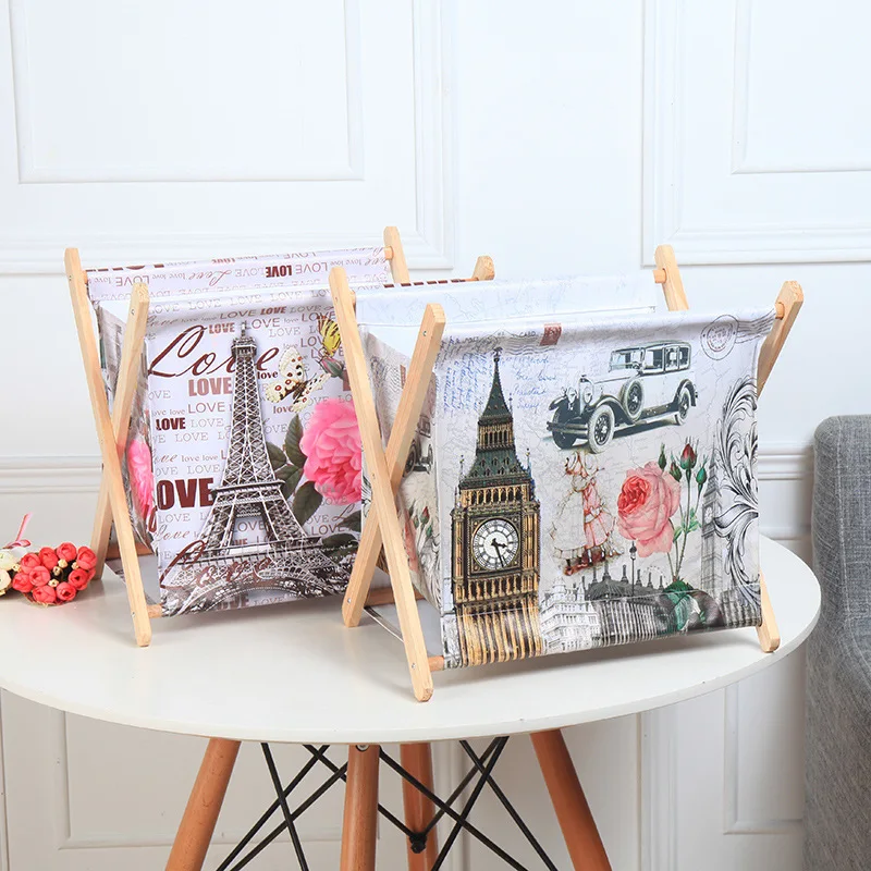 Creative Canvas Storage Box Folding Table Storage Box Debris Finishing Storage Multifunctional Wooden Shelf Storage Box
Creative Canvas Storage Box Folding Table Storage Box Debris Finishing Storage Multifunctional Wooden Shelf Storage Box