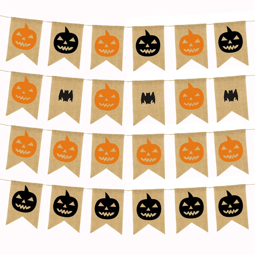 2m Jute Burlap Bunting Banner Flags Candy Bar Halloween Decoration Vintage Banners Photo Prop Home Garland Room Decor 6 Flags
2m Jute Burlap Bunting Banner Flags Candy Bar Halloween Decoration Vintage Banners Photo Prop Home Garland Room Decor 6 Flags
