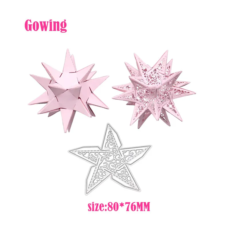 Gowing 80*76MM Star Christmas dies metal cutting dies scrapbooking craft dies metal DIY gift card die cut new 2018
Gowing 80*76MM Star Christmas dies metal cutting dies scrapbooking craft dies metal DIY gift card die cut new 2018