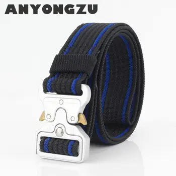 Explosion Model Sold Silver Mental Double Snap Fastener Nylon Tactical Belt 125cm Long Widen Insert Buckle High Quality Ceinture
Explosion Model Sold Silver Mental Double Snap Fastener Nylon Tactical Belt 125cm Long Widen Insert Buckle High Quality Ceinture