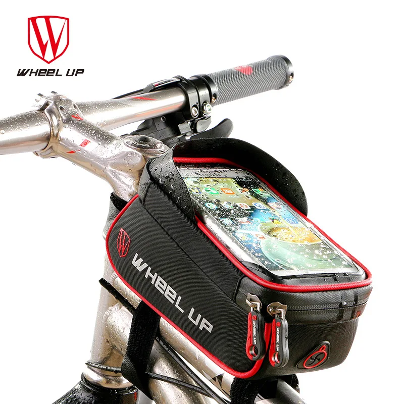 WHEEL UP Rainproof Bicycle Bag 6.0 Inch MTB Road Bike Touch Screen Phone Bags Cycling Top Front Tube Frame Pouch Panniers Bag
WHEEL UP Rainproof Bicycle Bag 6.0 Inch MTB Road Bike Touch Screen Phone Bags Cycling Top Front Tube Frame Pouch Panniers Bag
