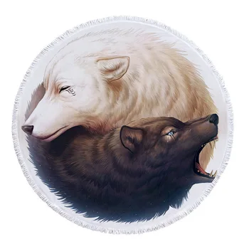 Printed Animal Round Beach Towel For Adult Microfiber Wolf Bear Lion Beach Towels for Living Room Home Decor Bath Towels
Printed Animal Round Beach Towel For Adult Microfiber Wolf Bear Lion Beach Towels for Living Room Home Decor Bath Towels